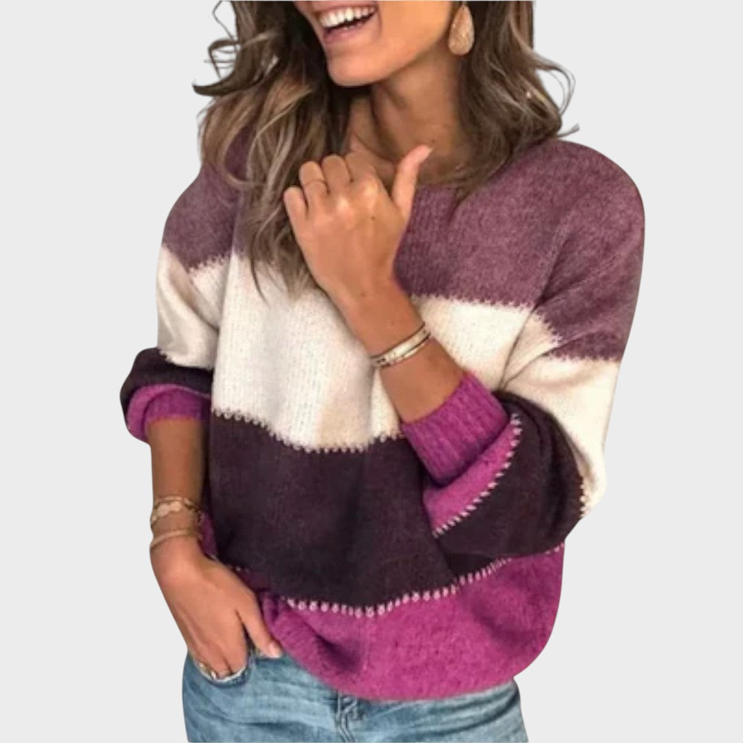 Marília™ | Gestreepte Gebreide Trui