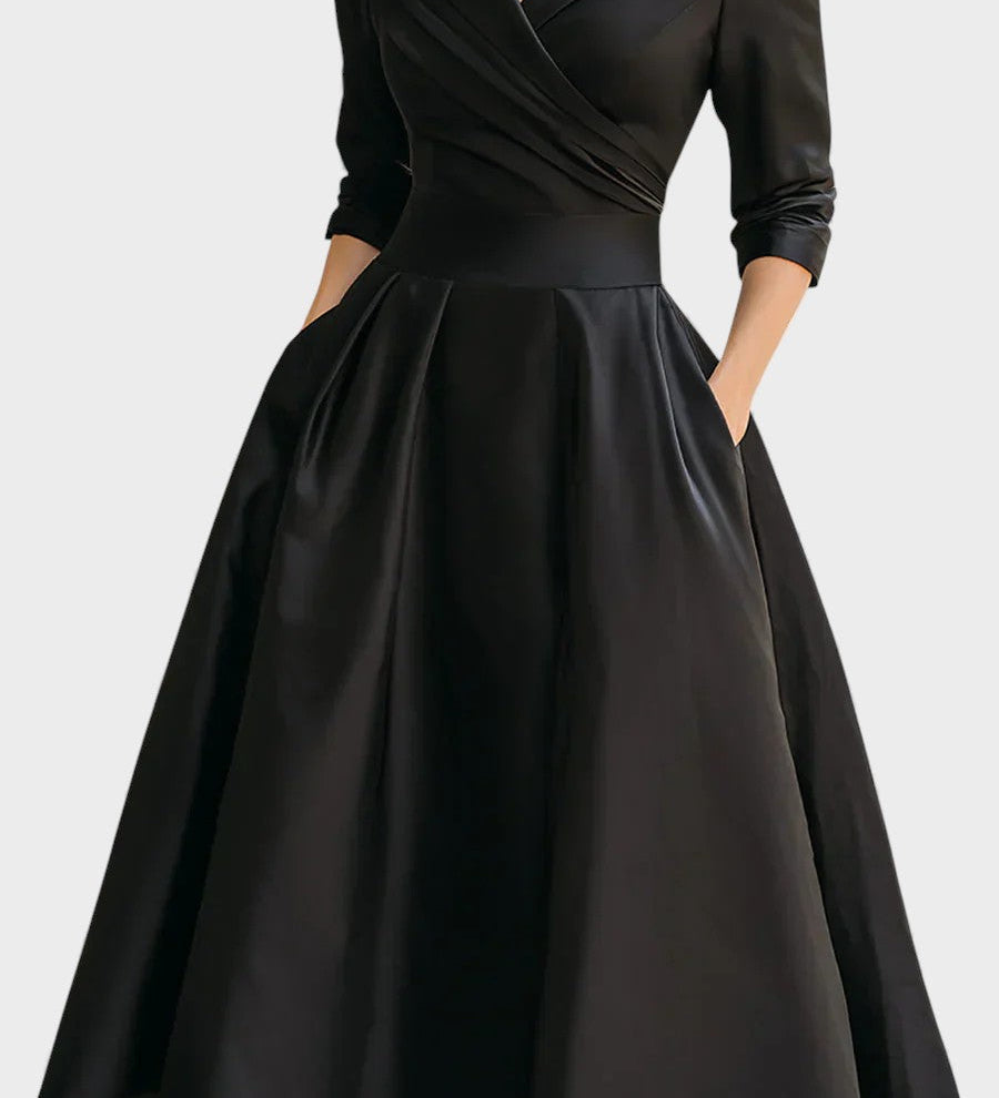 Clara™ | Elegante Satijnen Jurk