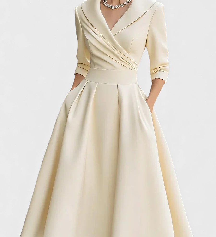 Clara™ | Elegante Satijnen Jurk