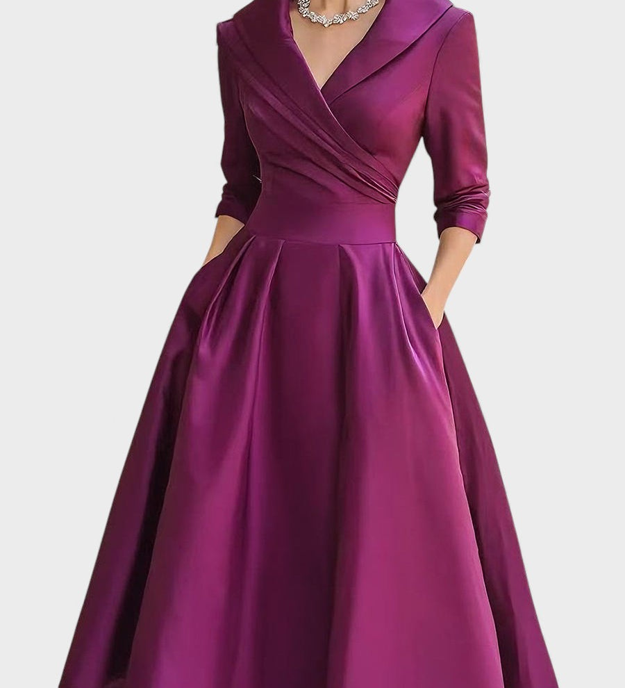 Clara™ | Elegante Satijnen Jurk