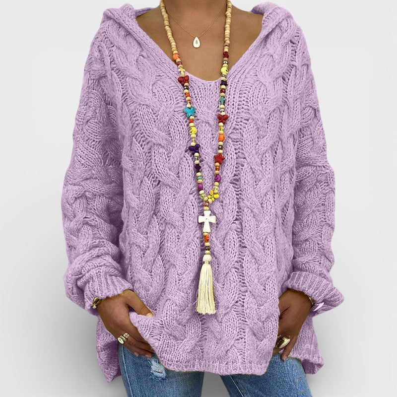 Pilar™ | Chunky Gebreide Hoodie Sweater