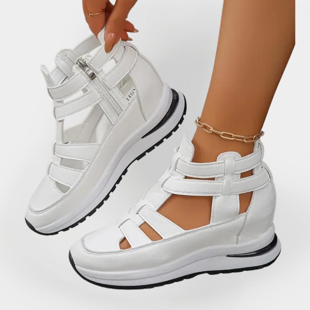 Elegante Zomer Sandalen met Hak en Zijsluiting