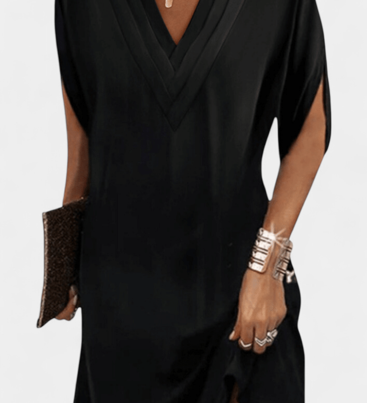 Elegante Lesley Jurk met V-hals