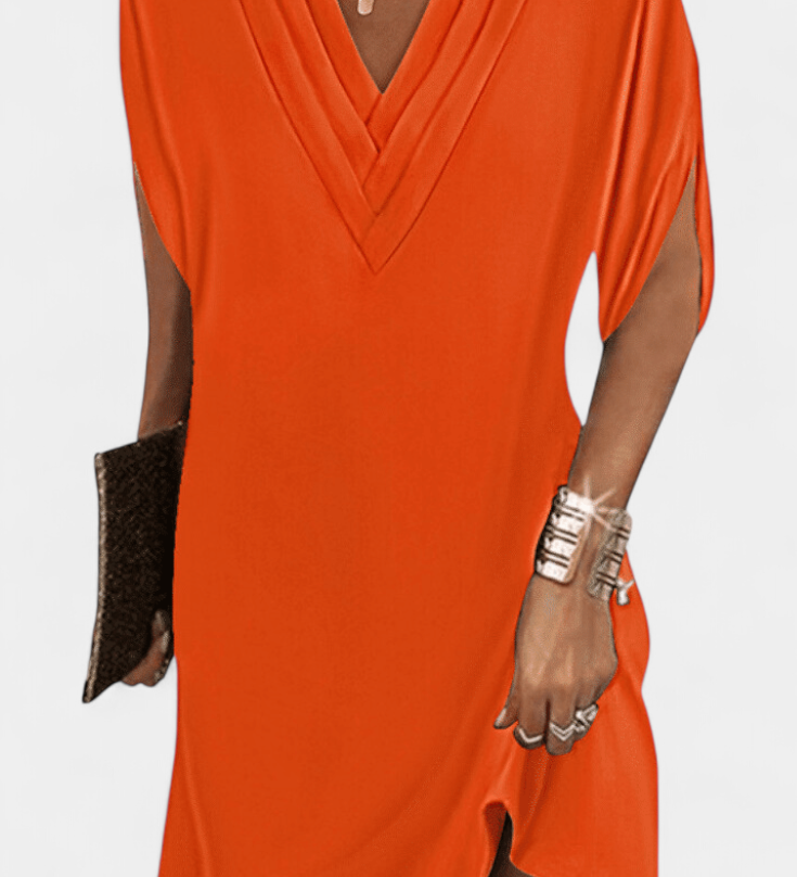 Elegante Lesley Jurk met V-hals