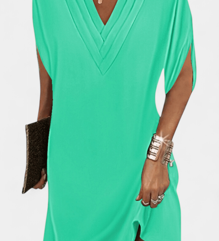 Elegante Lesley Jurk met V-hals