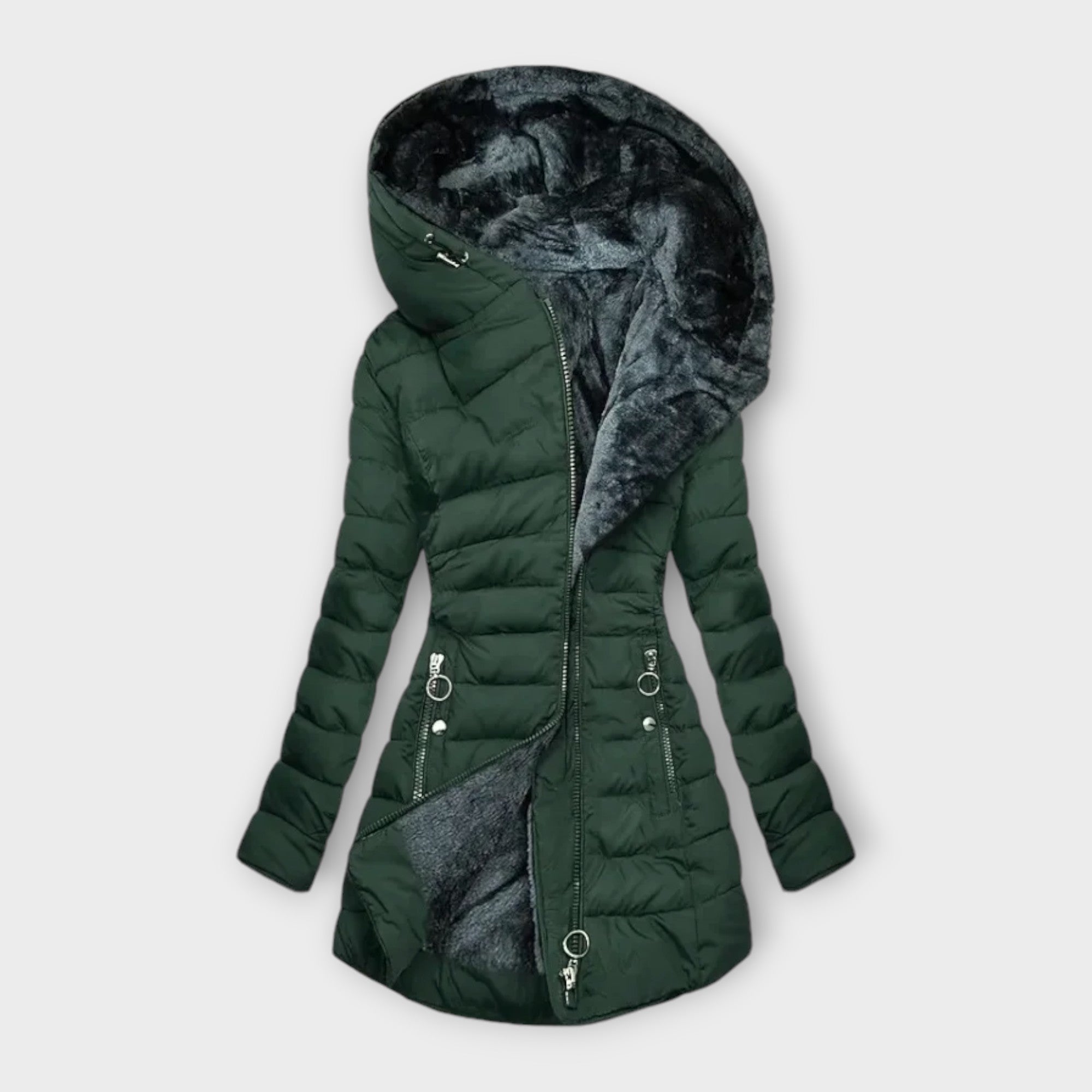 Isidora™ | Warme en Elegante Neppelzen Jas