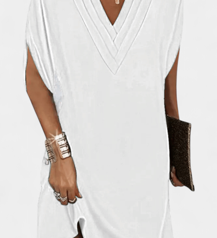 Elegante Lesley Jurk met V-hals