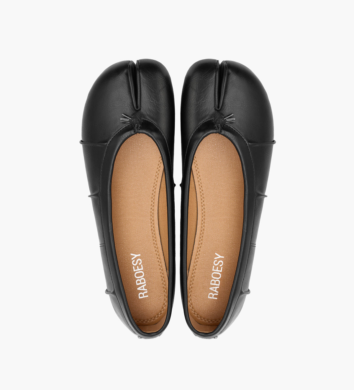 Wrinkles Tabi Ballet Flats