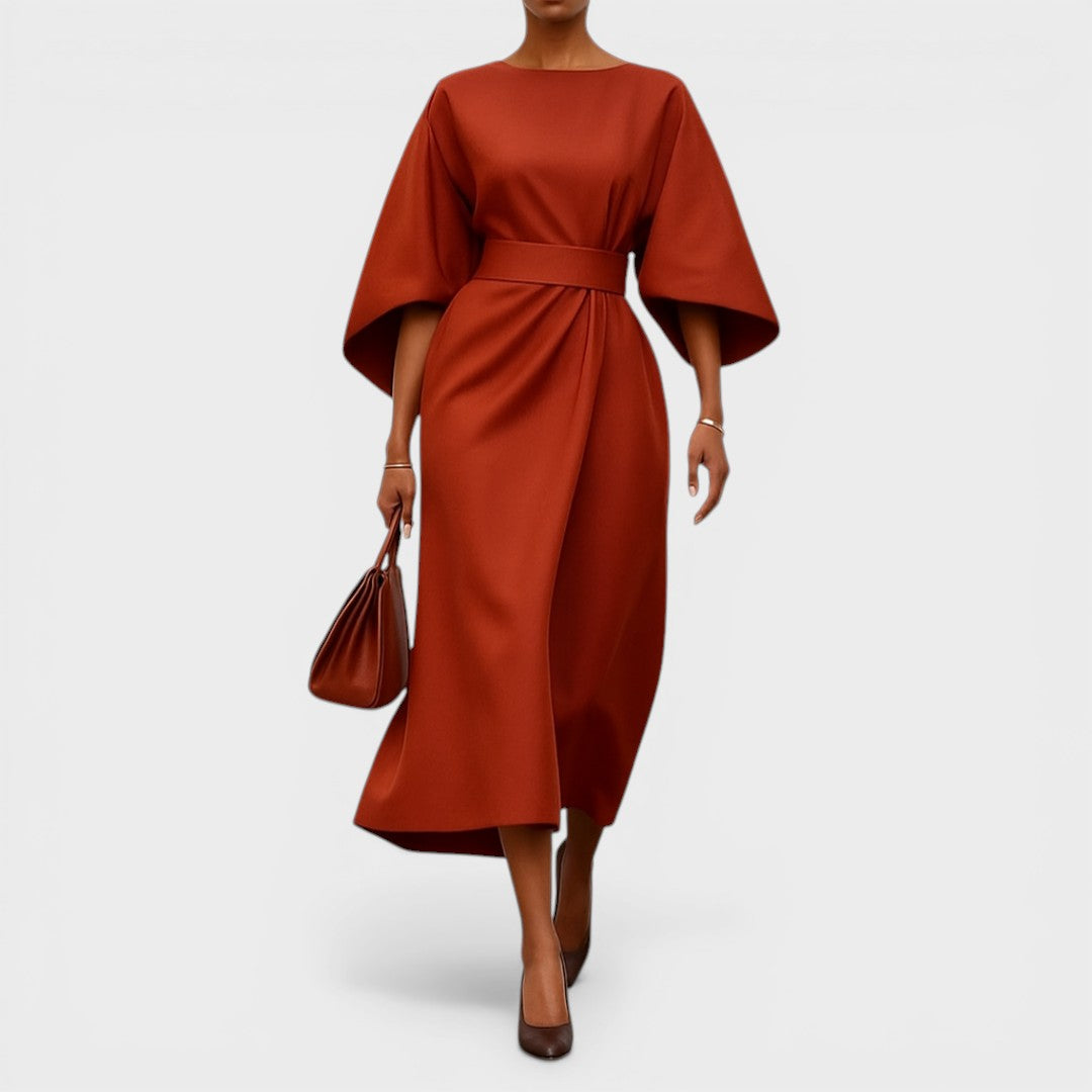 Elsa™ | Elegante Satijnen Maxi Jurk