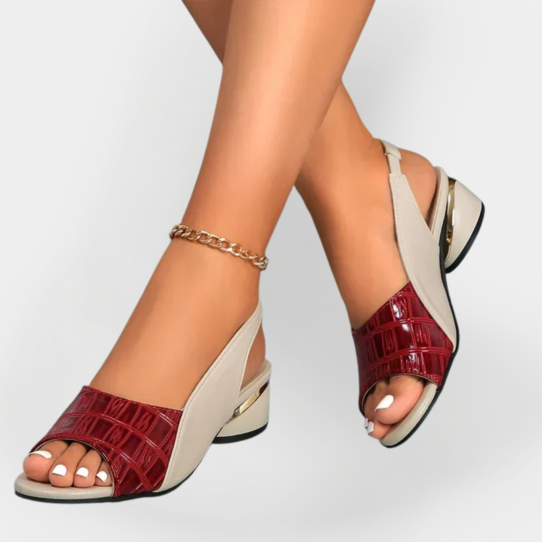 Sofia Leren Sandalen