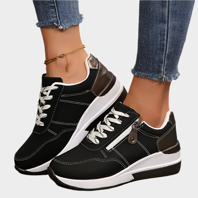 Orthopedische schoenen met rits en dikke zool