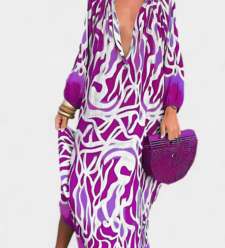 Malina Boho Jurk met Licht en Chic Stijl