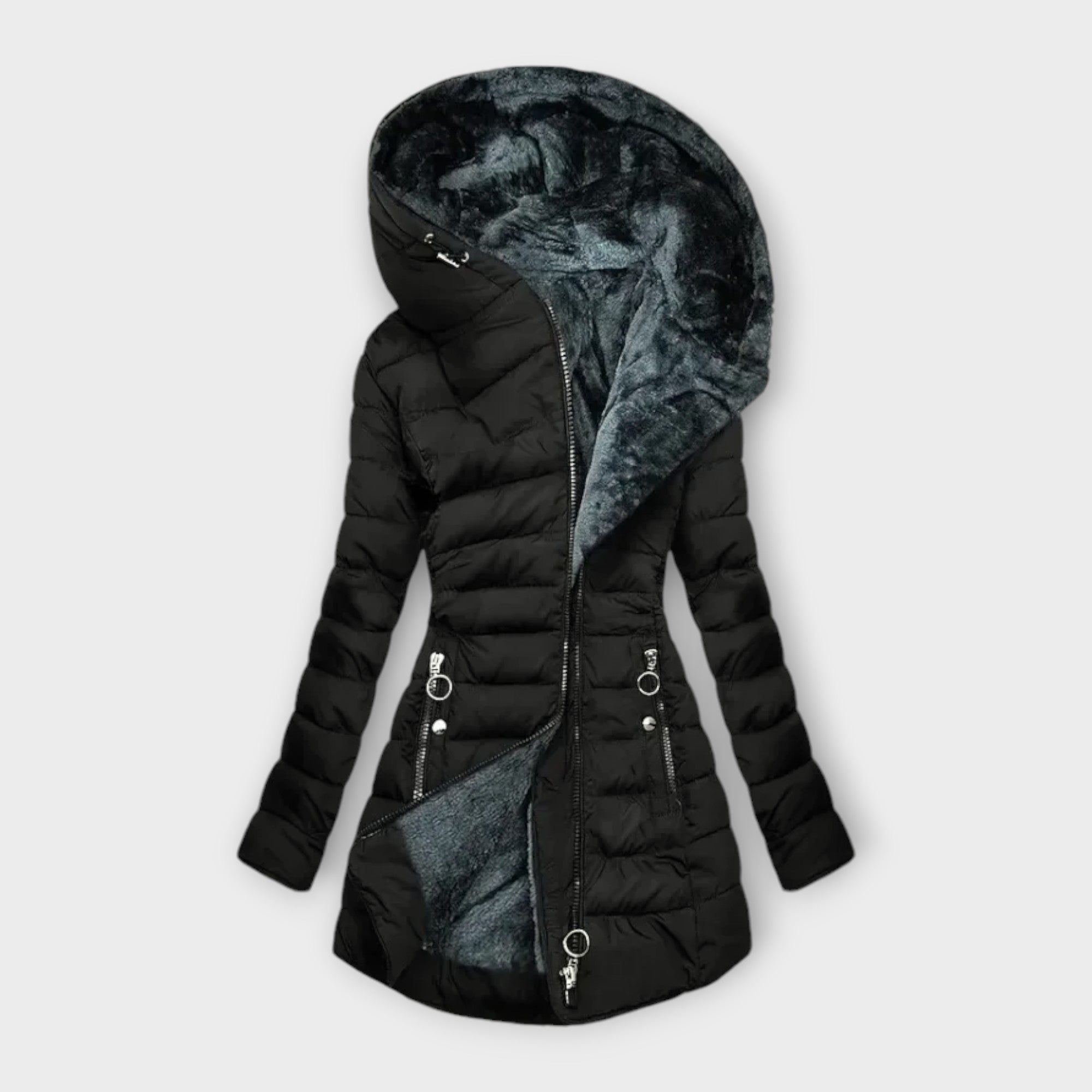 Isidora™ | Warme en Elegante Neppelzen Jas