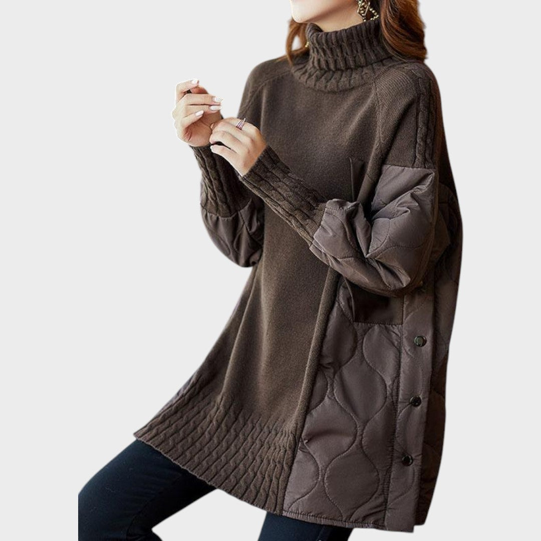 Sarah™ | Oversized Hoge Hals