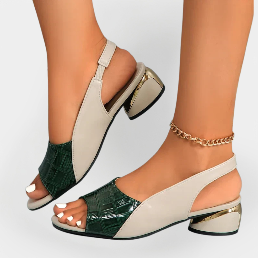 Sofia Leren Sandalen