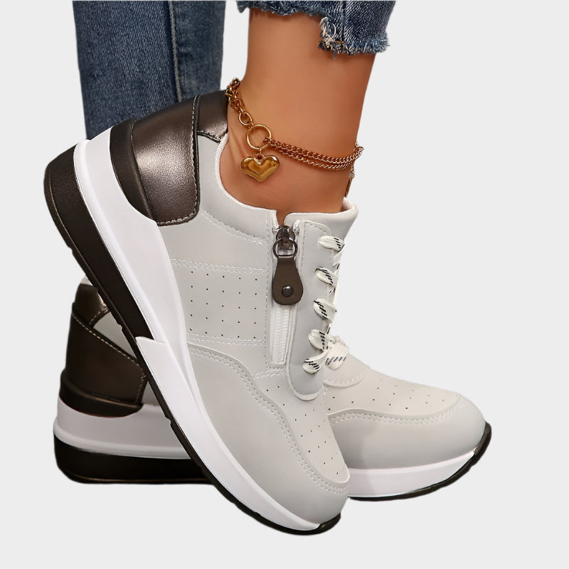 Orthopedische schoenen met rits en dikke zool