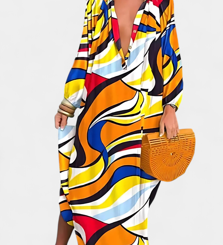 Malina Boho Jurk met Licht en Chic Stijl