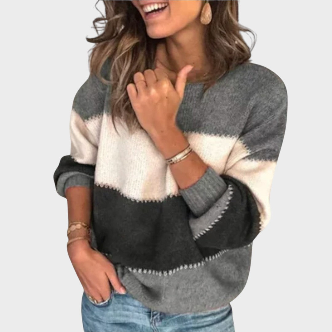 Marília™ | Gestreepte Gebreide Trui