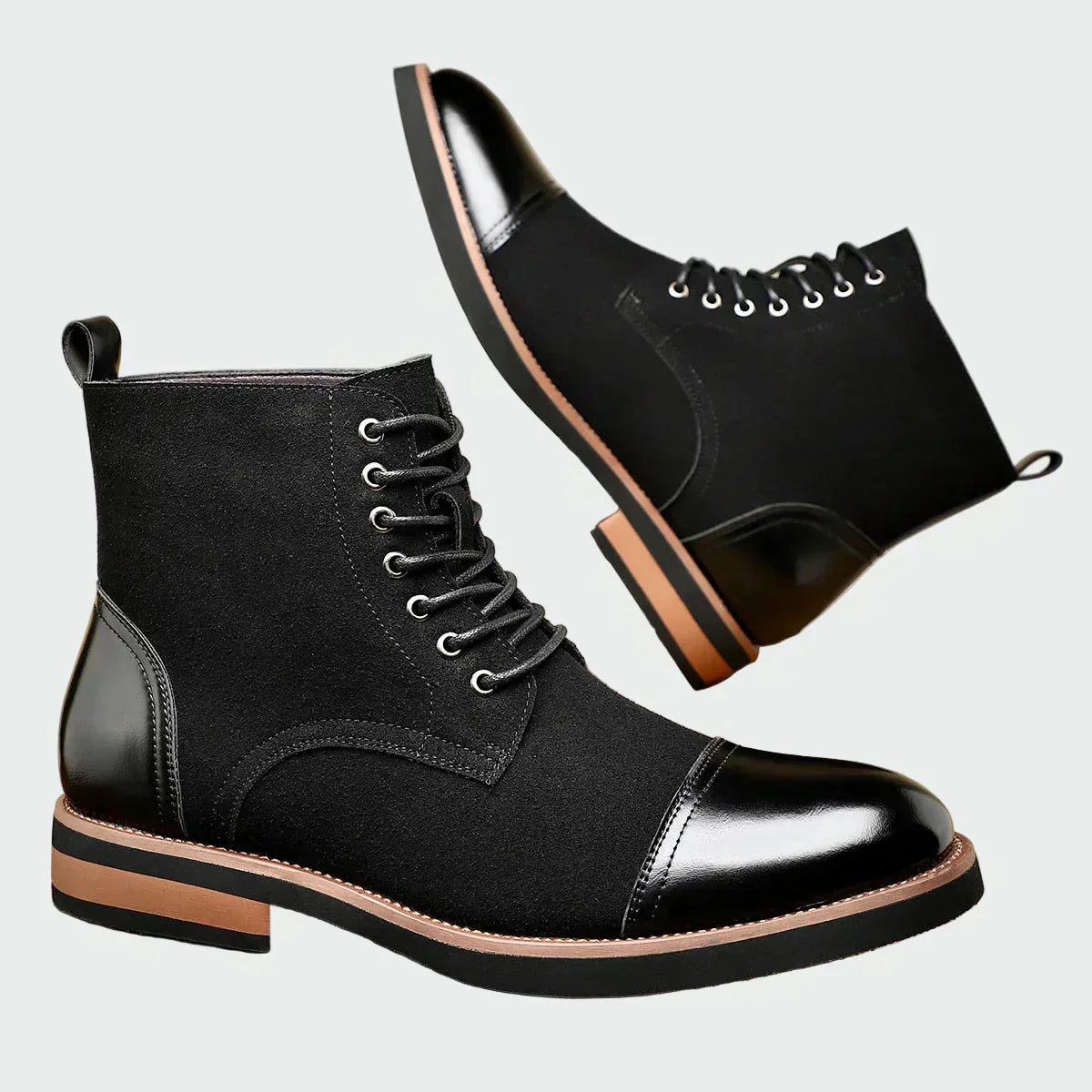 Álvaro | Elegante Leren Oxford Boots voor Mannen