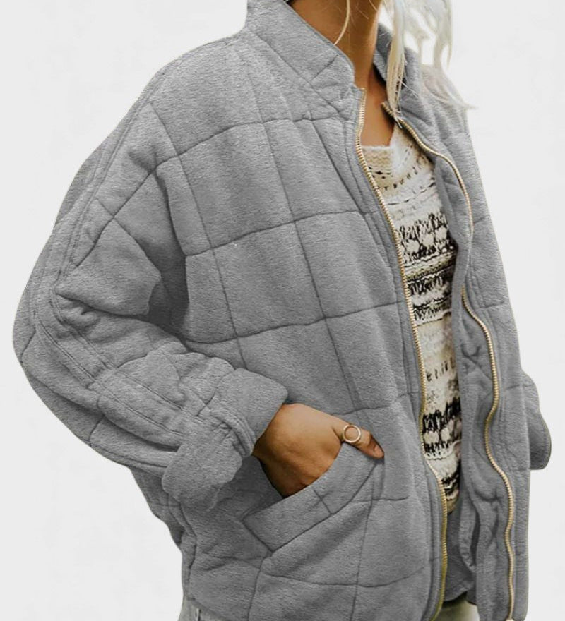 Zaira™ | Elegante oversized gevoerde jas