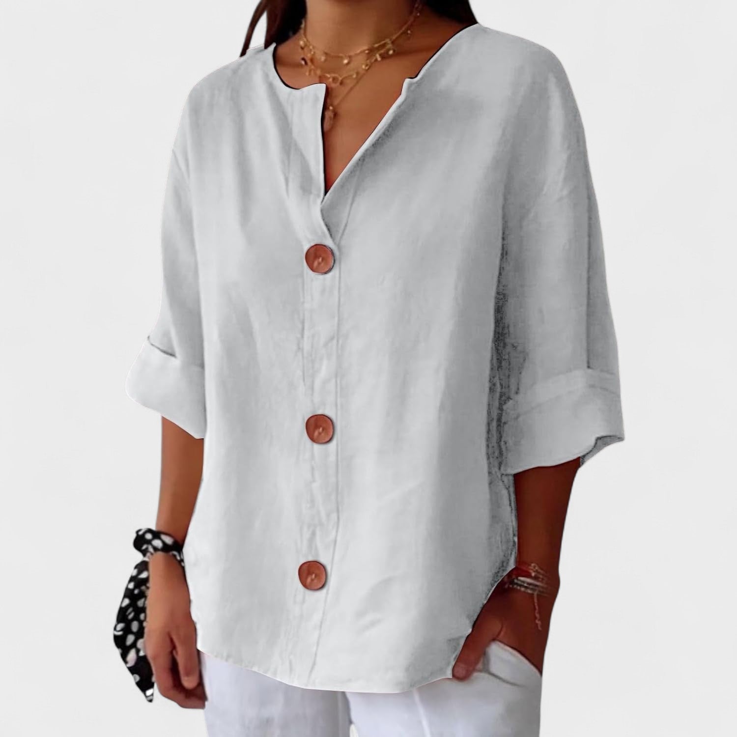 Alejandra™ | Casual Linnen Blouse