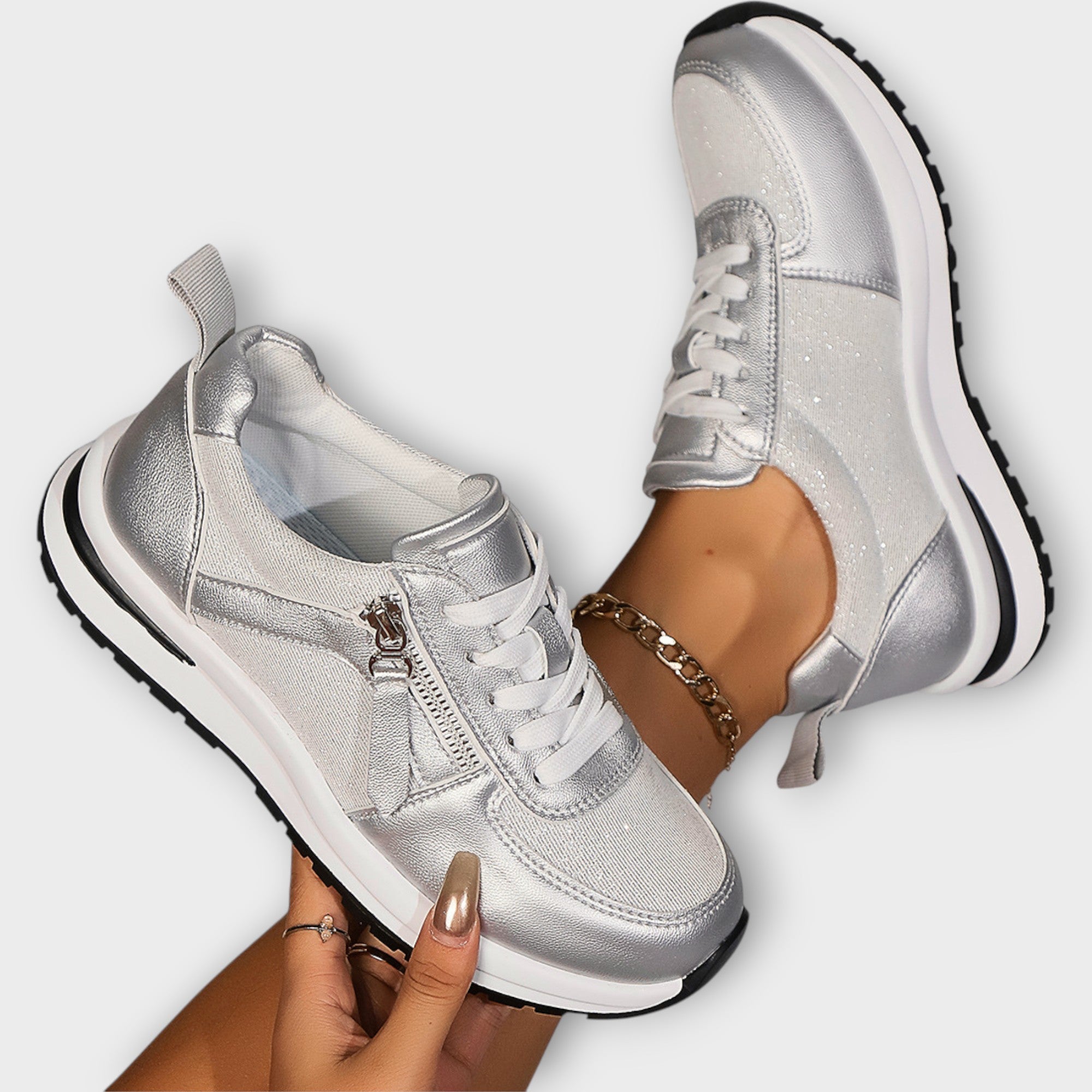 Sportieve Sneakers met Comfort en Stijl, Ongeacht het Weer