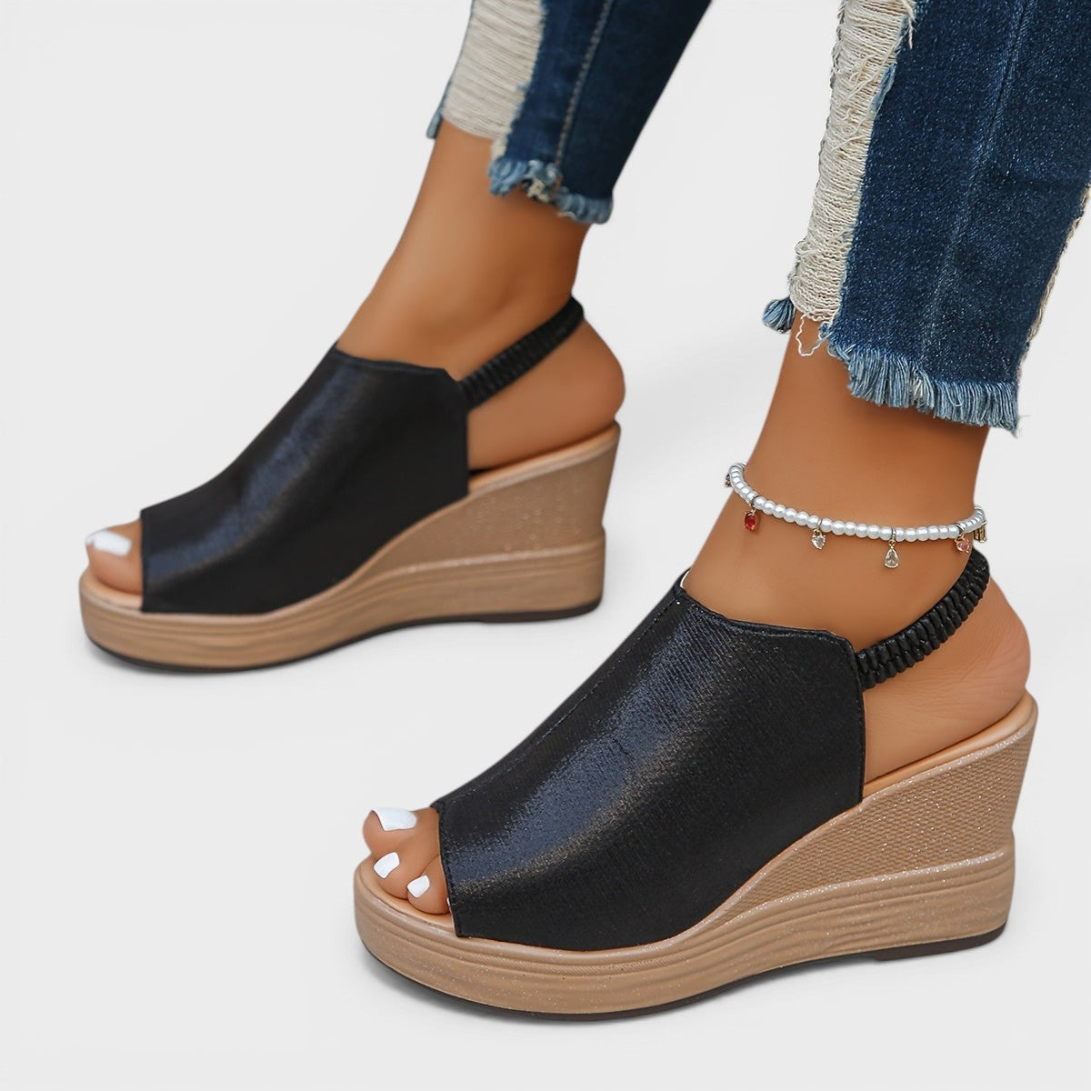 Laura™ | Orthopedische Wedge Sandalen