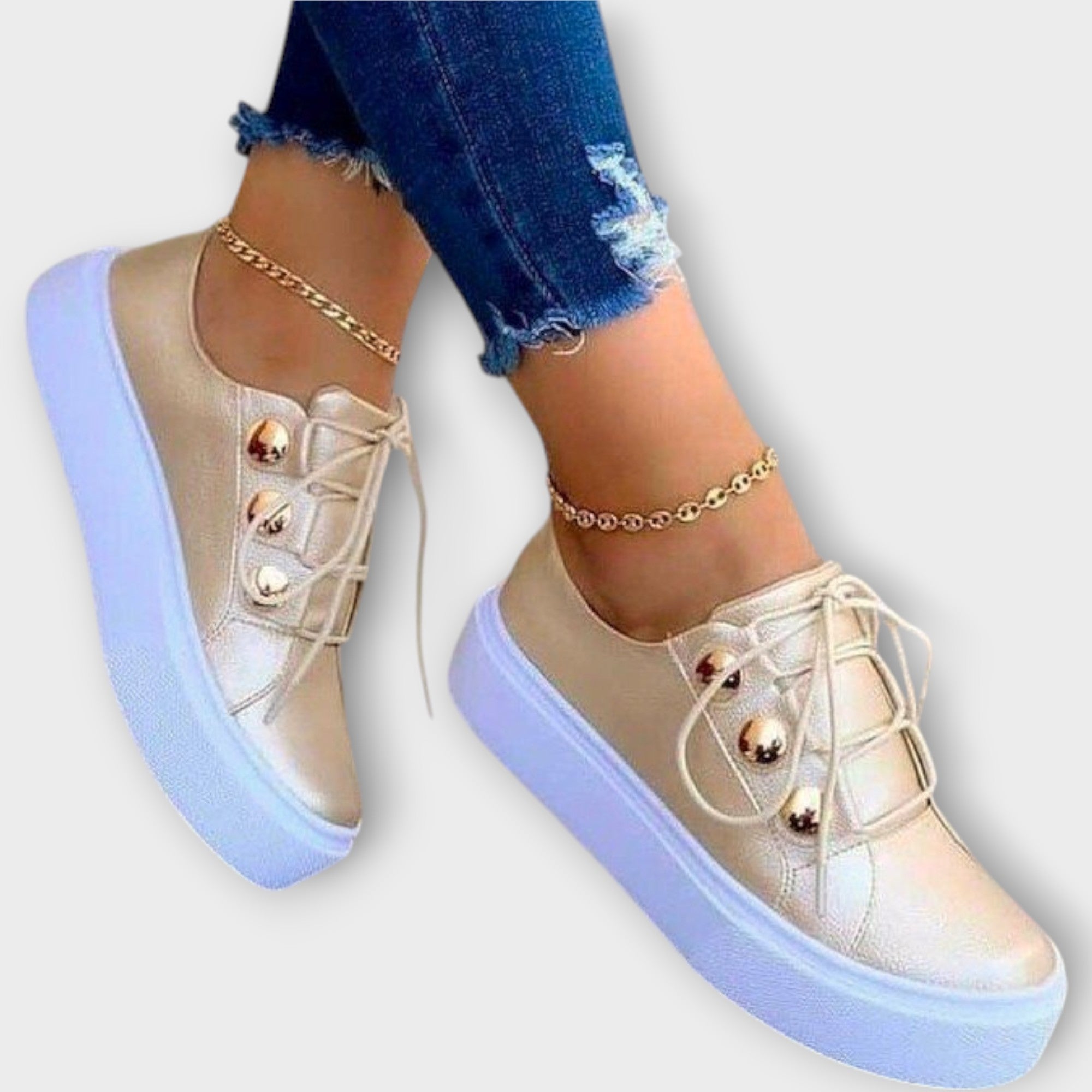 Elegante Sneakers met Minimalistisch Ontwerp