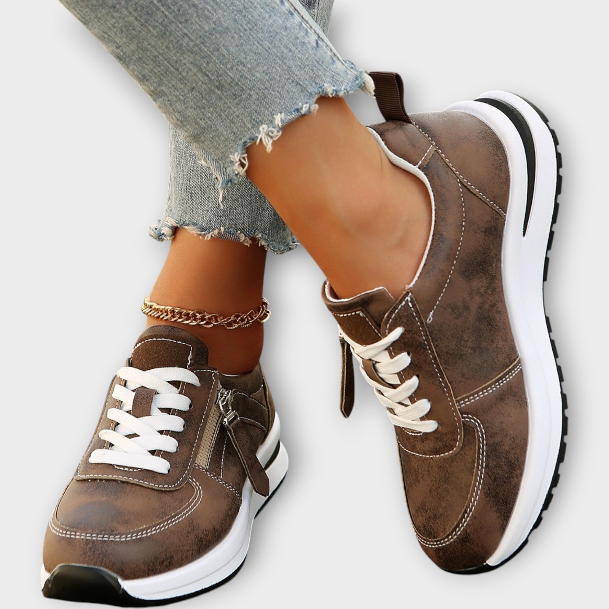 Sportieve Sneakers met Comfort en Stijl, Ongeacht het Weer