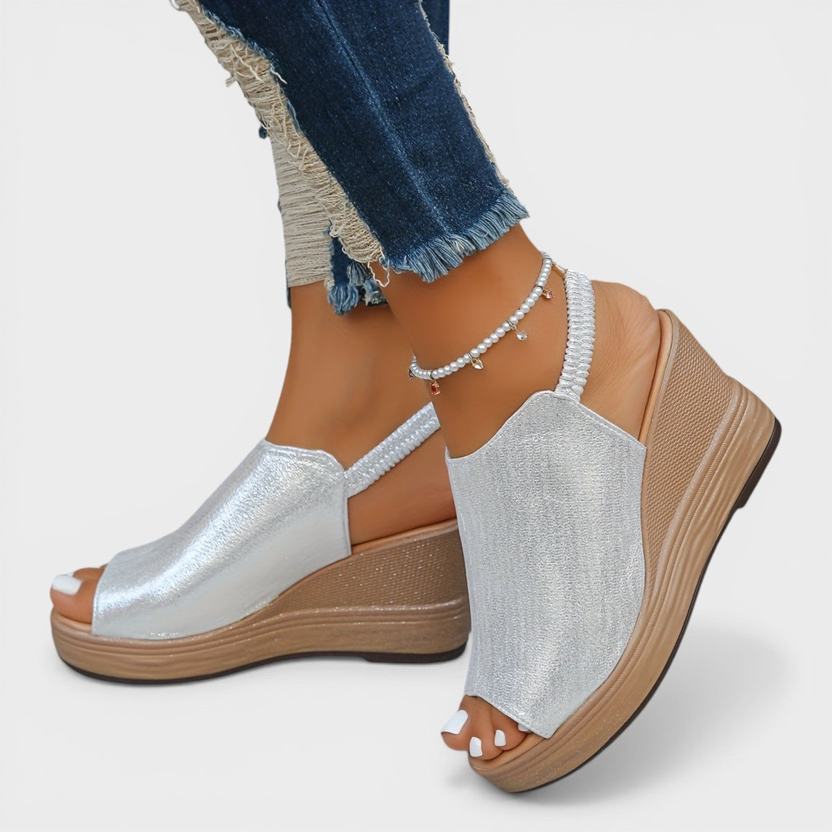Laura™ | Orthopedische Wedge Sandalen