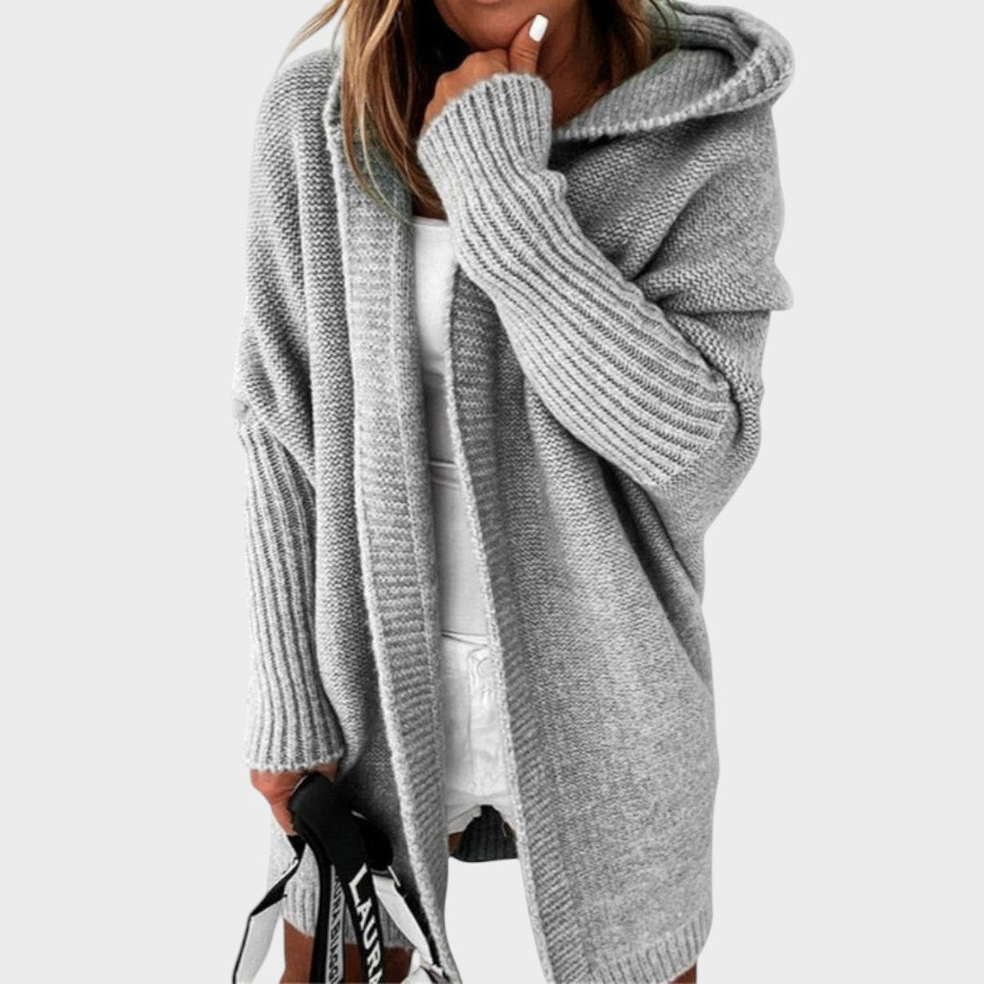 Marcela™ | Oversized Hooded Knit Cardigan