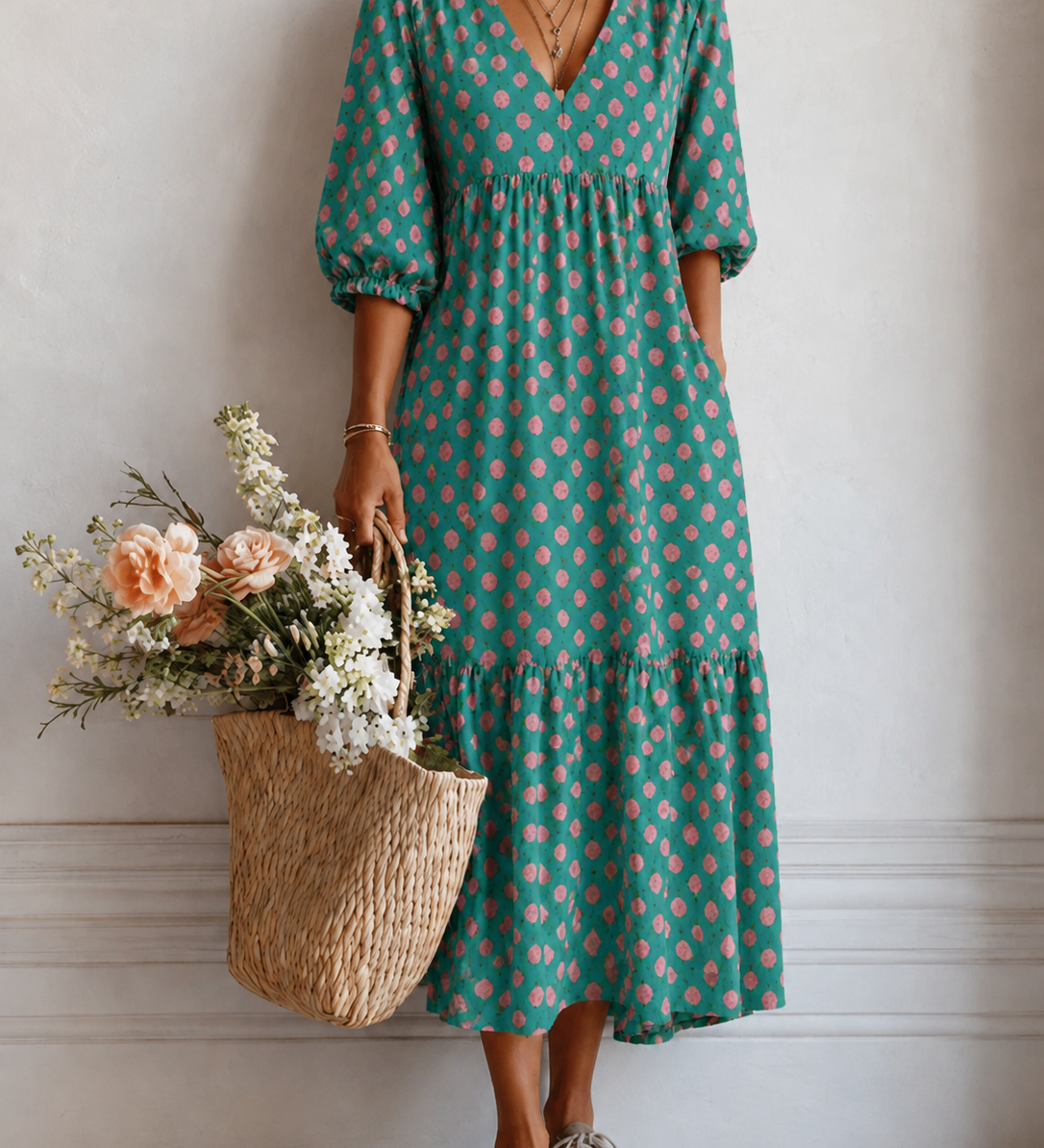 Olivia™ | Bohemian Zomerjurk