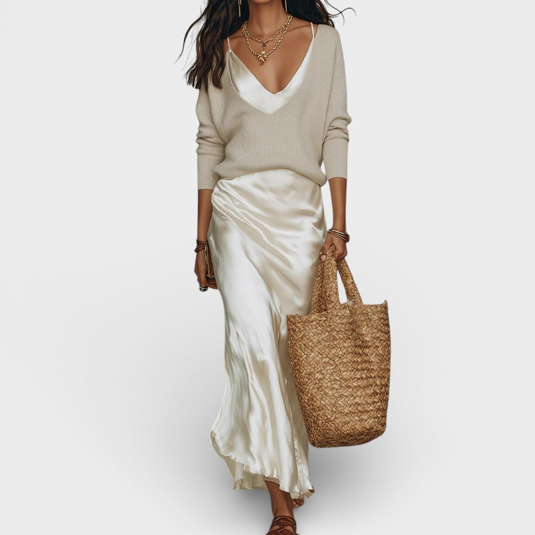 Clara™ | Elegante Satijnen Set