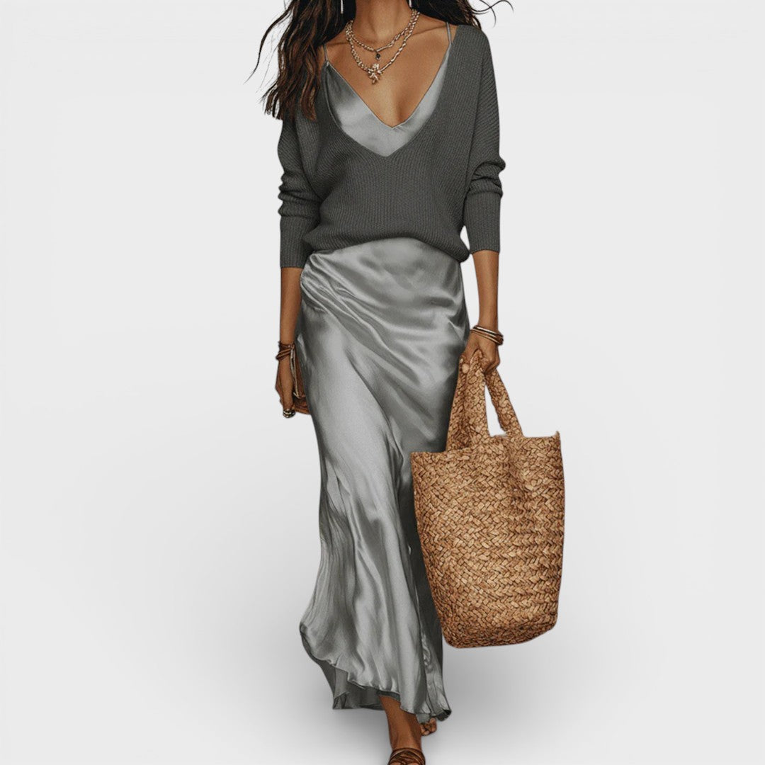 Clara™ | Elegante Satijnen Set