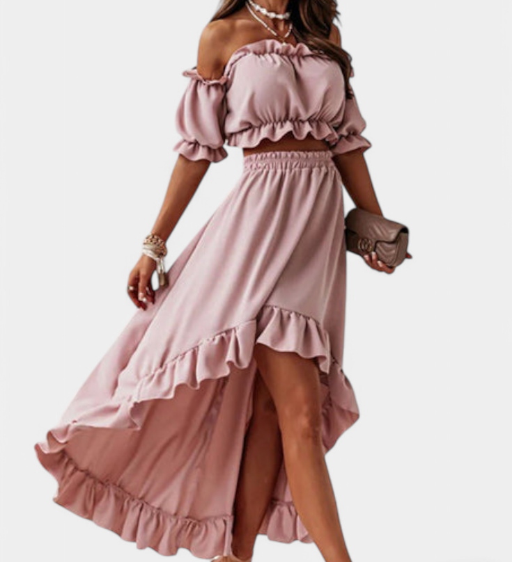 Katja | Off-Shoulder 2-Delige Set