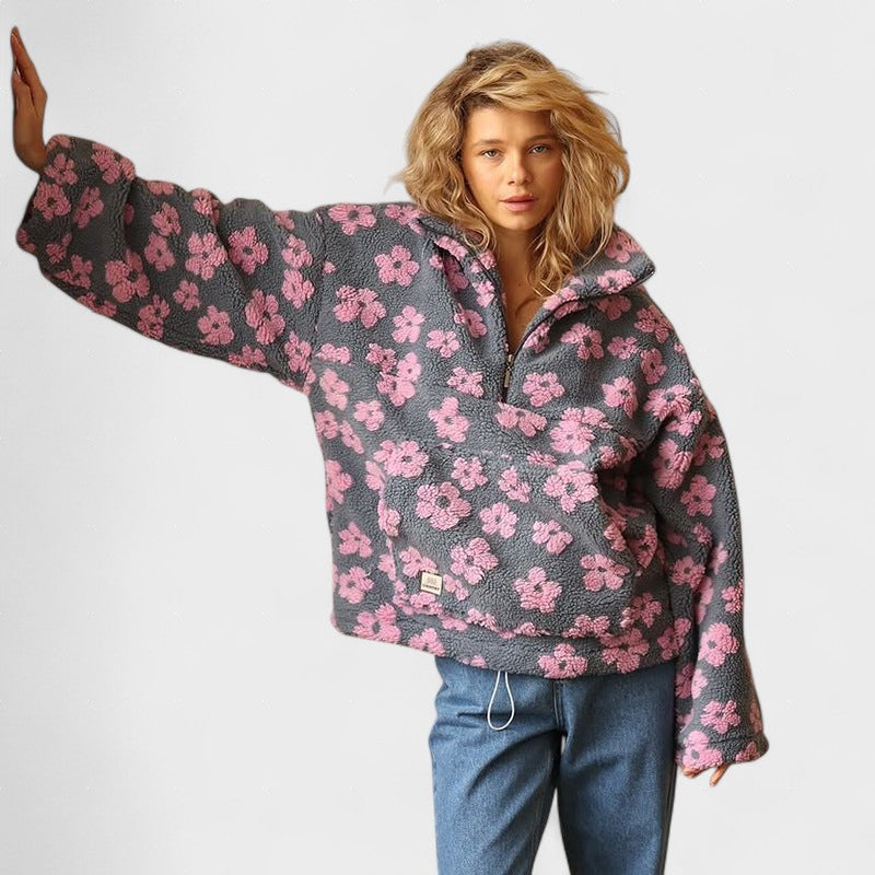 Dalia™ | Warme en Moderne Fleece Sweatshirt