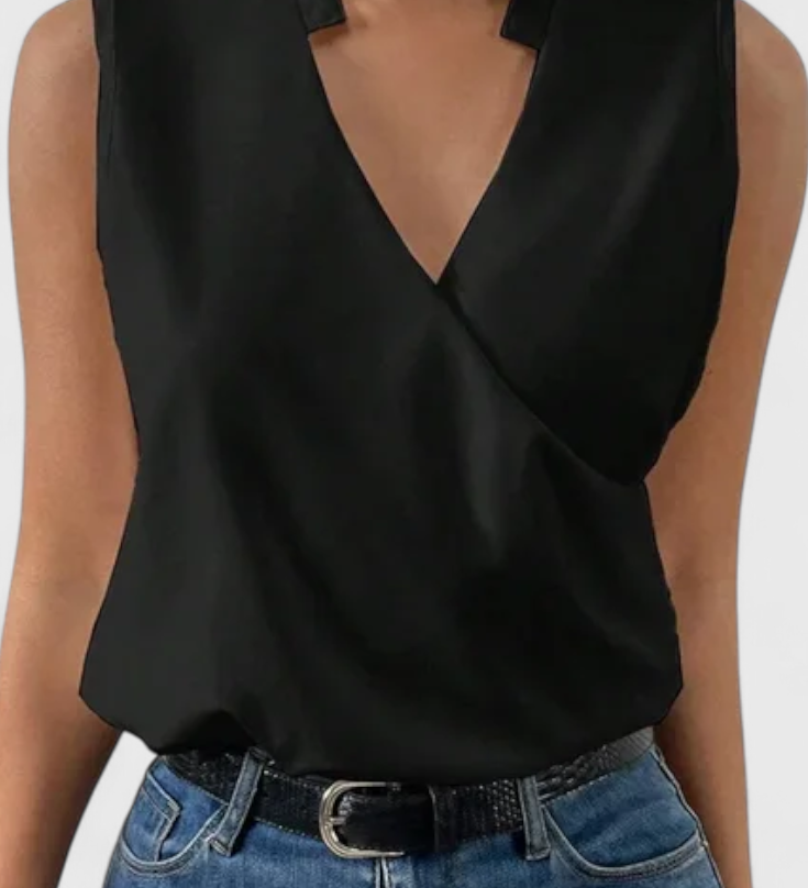 Yariela Zachte Zomer Top met V-hals