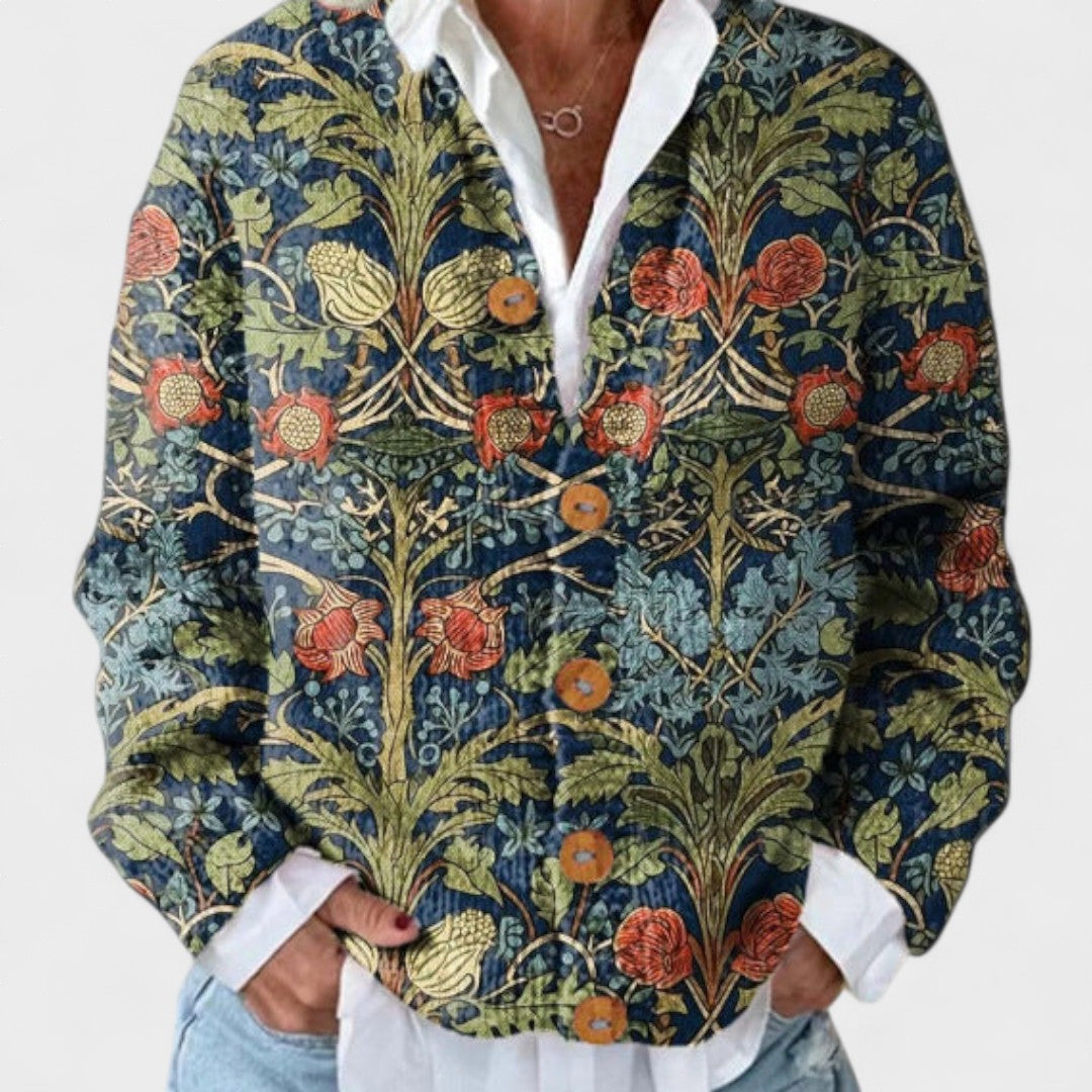 Clara™ | Elegante cardigan met bloemenontwerp