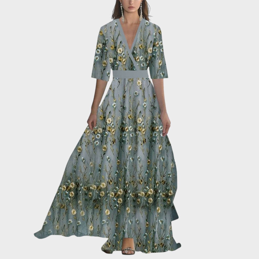 Helena™ | Maxi jurk met prachtige bloemenprint