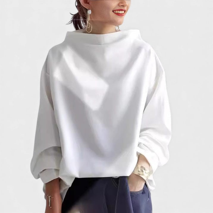 Renée™ | Zachte Brei Sweater met Hoge Hals