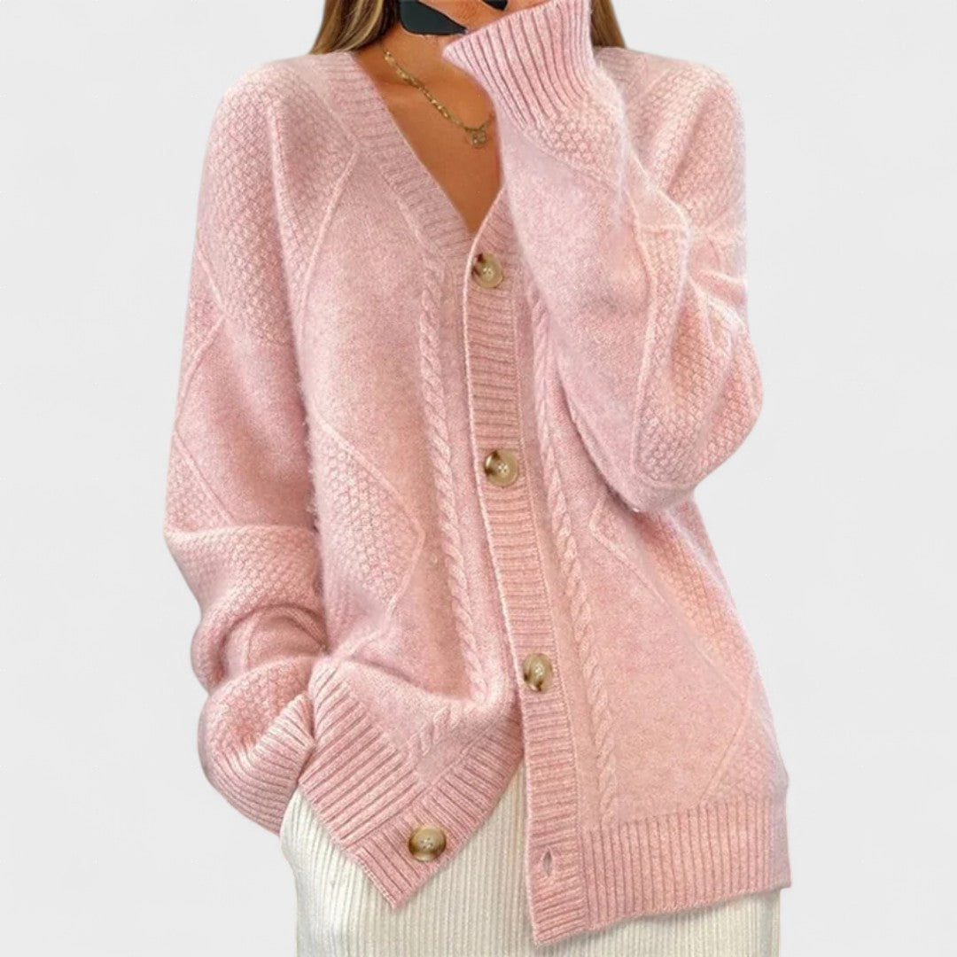 Claudia™ | Kabelgebreide Cardigan