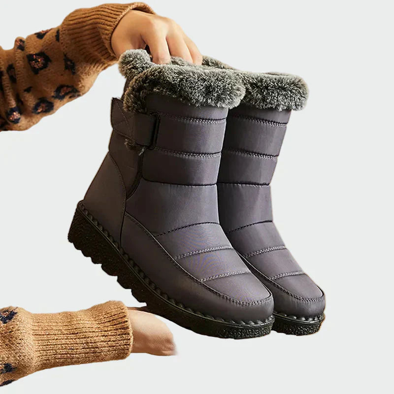 Jimena | Warme Boots met Marineblauwe Pluche Voering