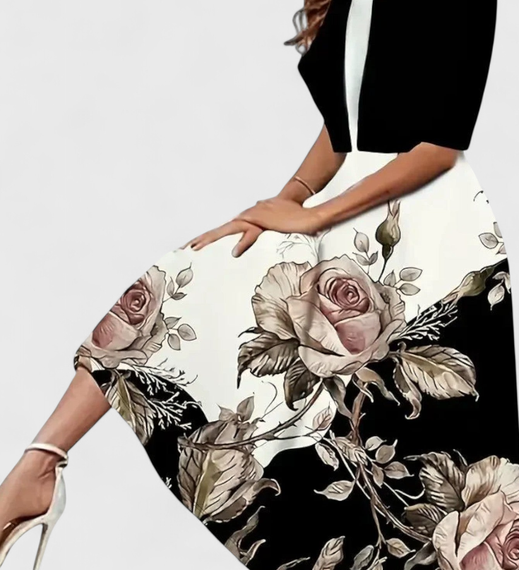 Blazer en Midi Jurk Set Ster