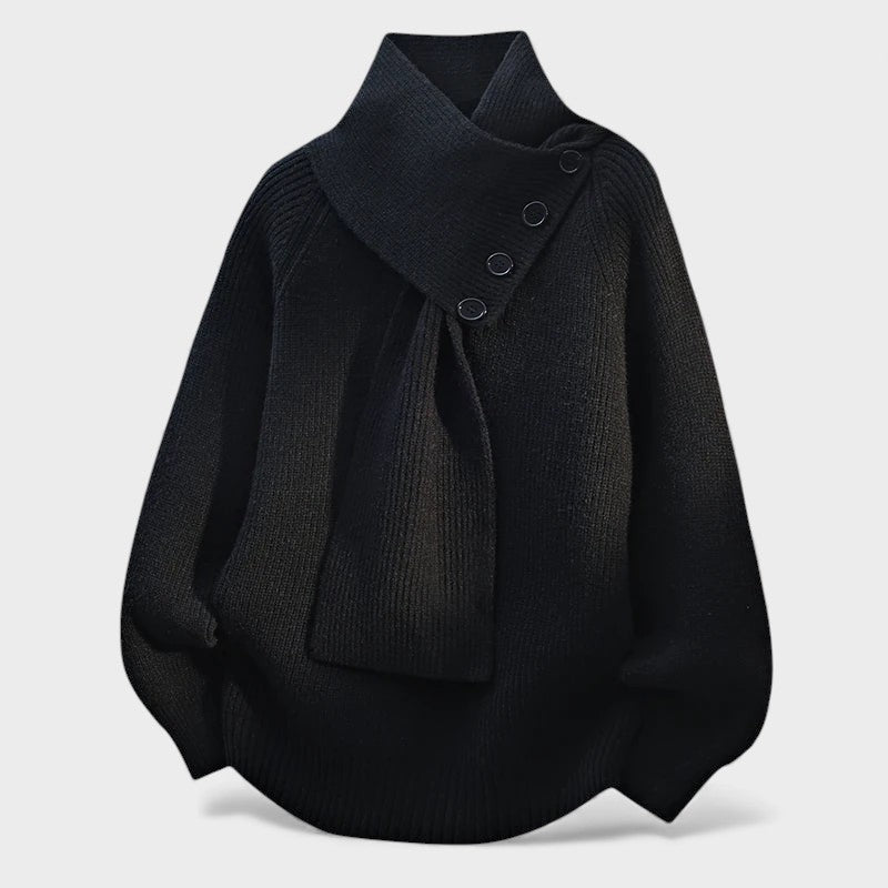 Cayetana™ | Elegante Wikkelnek Trui