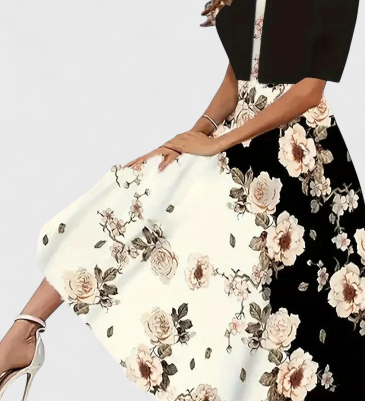 Blazer en Midi Jurk Set Ster