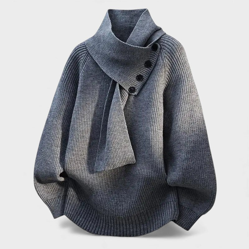 Cayetana™ | Elegante Wikkelnek Trui