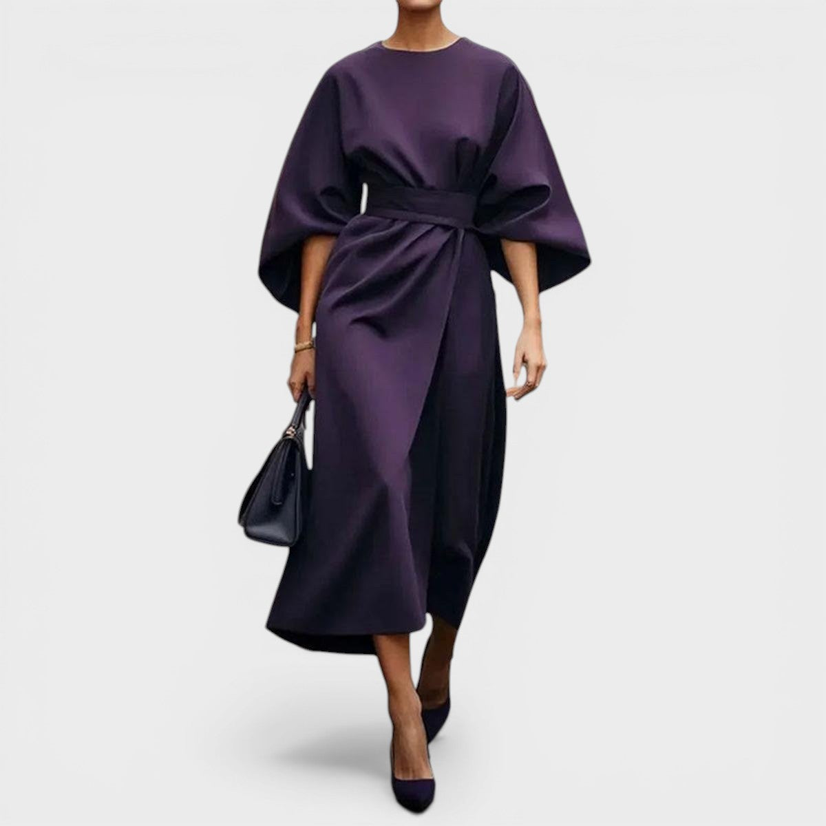 Elsa™ | Elegante Satijnen Maxi Jurk