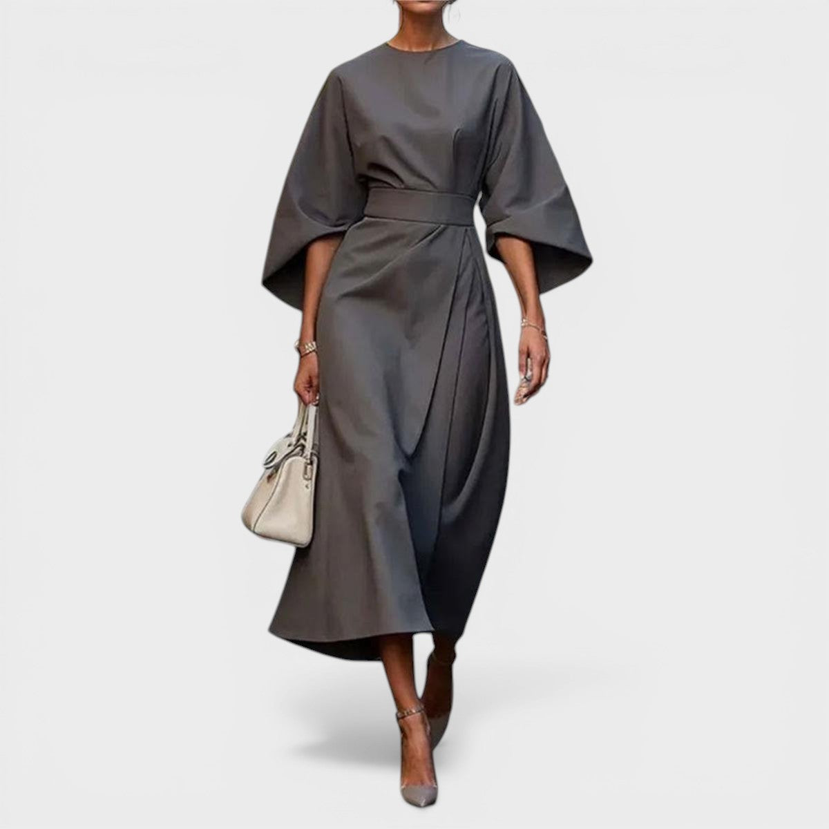 Elsa™ | Elegante Satijnen Maxi Jurk