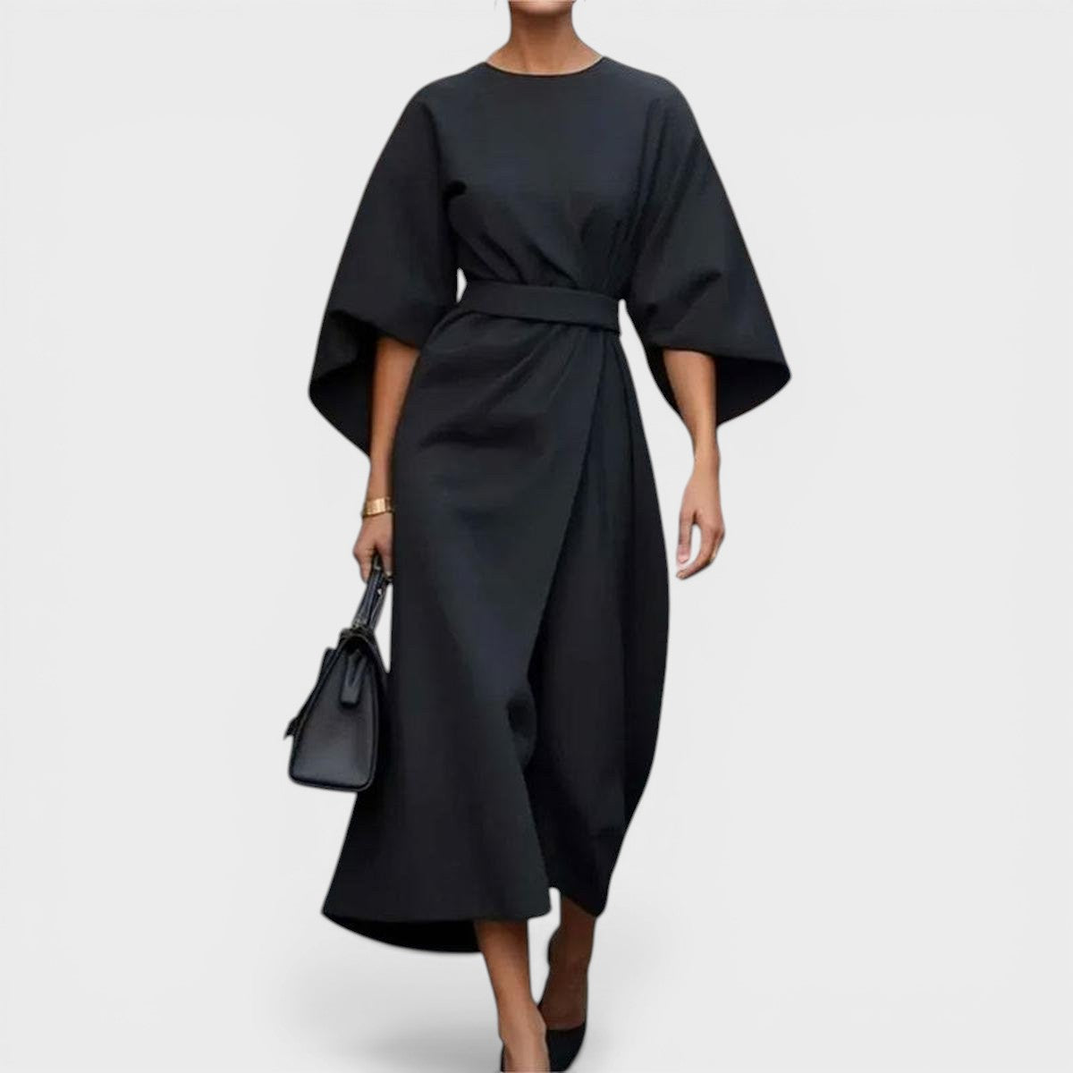 Elsa™ | Elegante Satijnen Maxi Jurk