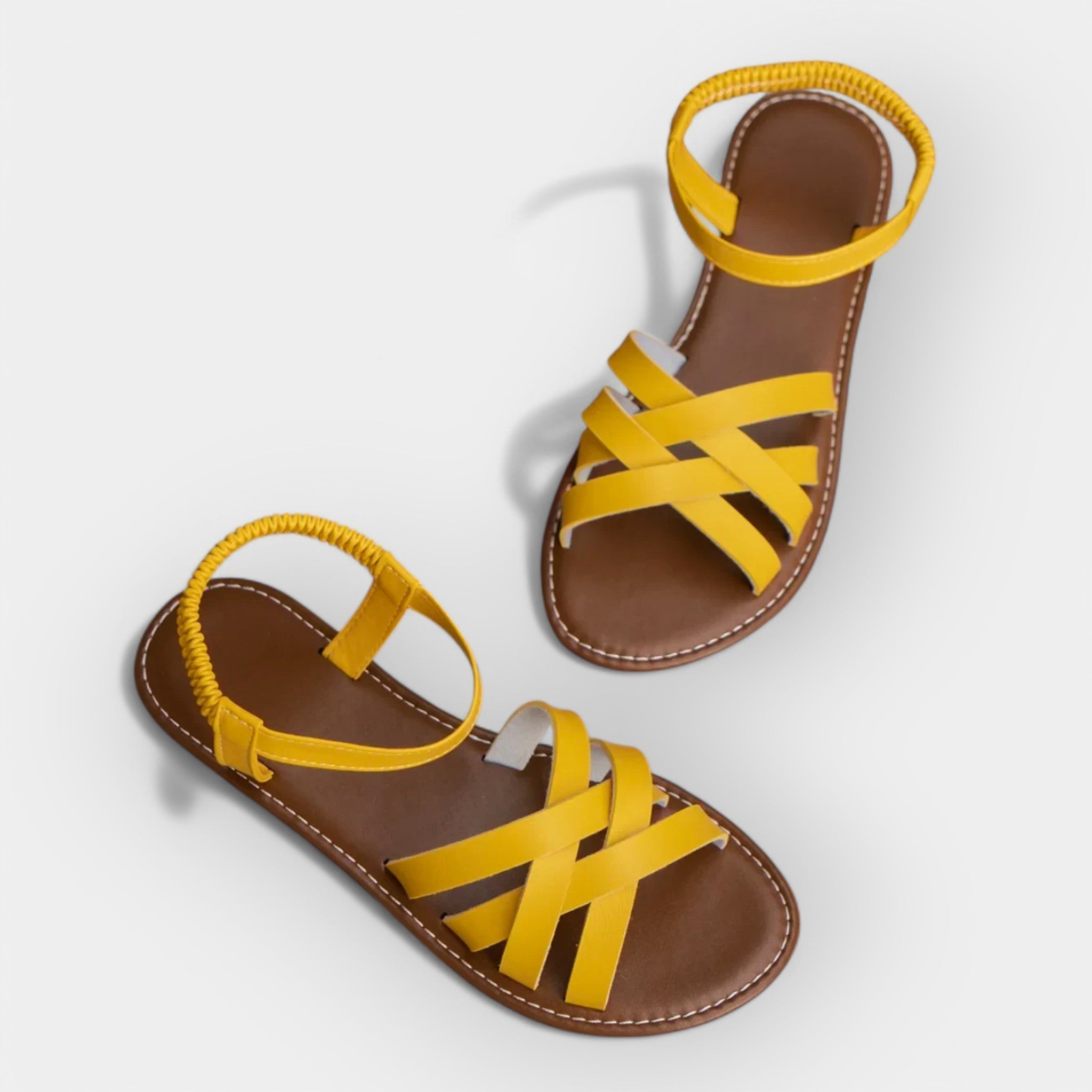 Handgemaakte sandalen met verstelbare banden
